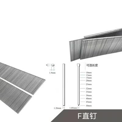 China Flat Galvanized Nail, Construction Nail, F40 Straight Nail for sale