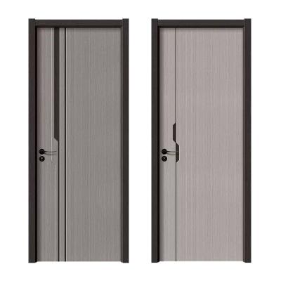 China Sound Insulation China Top Manufacturer Custom Design Door Part High Quality Internal Modern Interior Wood Door for sale