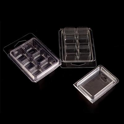 China Eco-Friendly Disposable Clam Clamshell Packaging Blister Box PET Spar Custom Tran Containers Packing Plastic Tray for sale