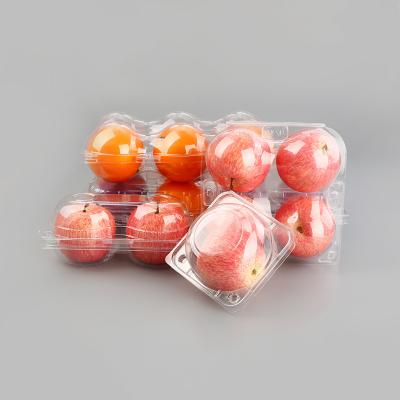 China Disposable Reusable Custom Display Fruit Vegetable Food Container Plastic Clamshell Packaging Blister Trays for sale