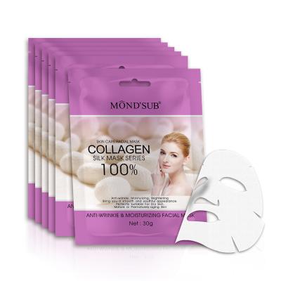 China MONDSUB Anti Wrinkle Anti Wrinkle Anti Skin Care Mask 100% Organic Collagen Anti Wrinkle And Moisturizing Silk Sheet Facial Mask for sale