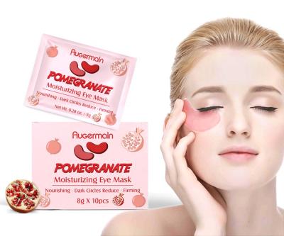 China Anti Wrinkle Anti Wrinkle Private Label Pomegranate Eye Mask Dark Circles Reduce Eye Collagen Mask for sale