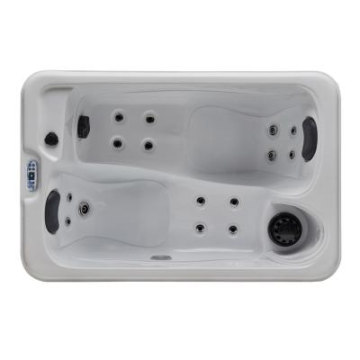 China Body Soaking 2 Seats System Acrylic Outdoor Hottub 2 Person Balboa Hot Tub for sale