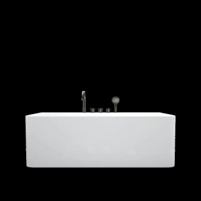 China Cheap Price Body Soaking White Matte Acrylic Bathroom Soaking Bath Freestanding For Home Use for sale