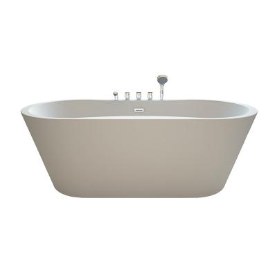 China Eco-friendly Material Hot Selling Seamless Bath 2 Person Freestanding Soaking Tub In White for sale