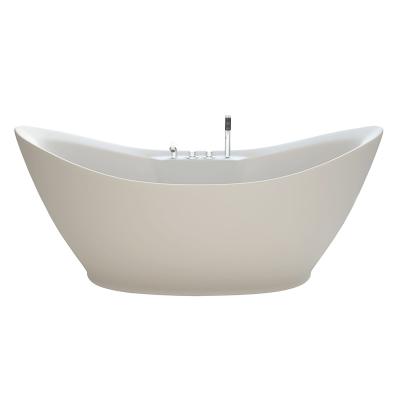 China Hot-selling European Style Acrylic Freestanding Tub Freestanding Bathtub for sale