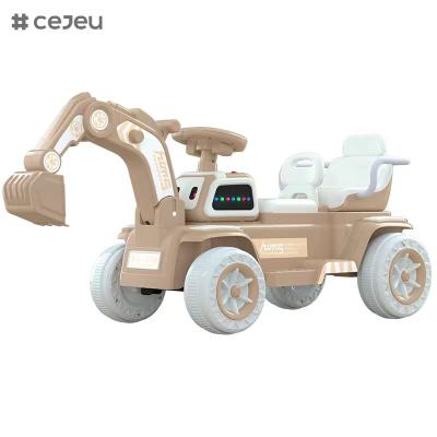 China Rechargeable Battery Kids Ride On Toy Truck: Early Education, LED Lights, Max Speed 3-5KM/H for sale