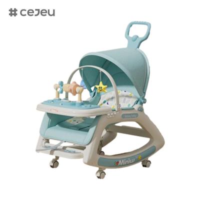 Китай For boys and girls,CJ-718-3,Soothing chair coax baby artifact,  3 in 1,Swing pattern High chair pattern Fixed pattern продается