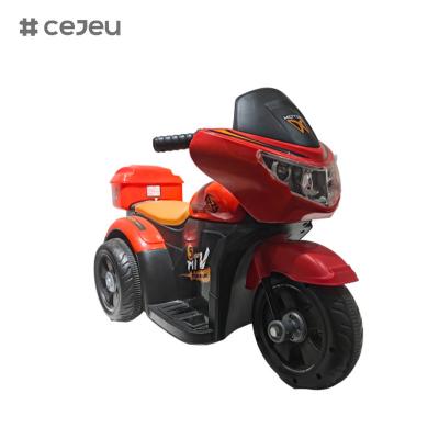 China Best-selling cartoon super wide seats three-wheel children motorcycle baby toy car electric motorcycle ride on model toy for sale