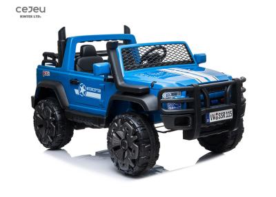 China LED Blue Kids Electric UTV Black Mp3 UTV For 8 Year Old 2.4G RC for sale