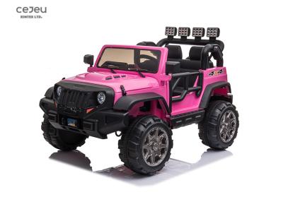 Cina I bambini EN62115 guidano sulla jeep 2 Seater di Toy Car Pink Power Wheels con il lettore in vendita