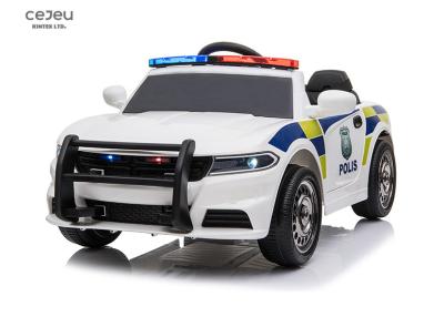 China Paseo plástico blanco de la policía en 12v con la velocidad del Presidente 3 ajustable en venta