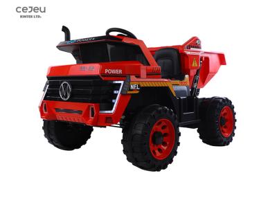 China as crianças de 2.4G RC montam em de baixa velocidade alto da descarga de Toy Truck 5KM/HR 12v à venda