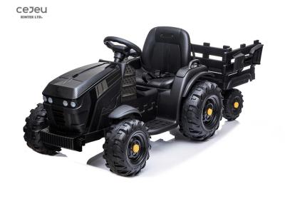 China Electric Six EVA Wheel Plastic Ride On Tractor 12v1000MA TF Radio RC for sale