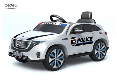 Cina 6v ha conceduto una licenza all'argento 2.4G R/C Benz Ride On EQC 400 dell'automobile dei bambini in vendita