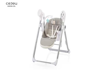 China Descanso ergonómico de Grey Baby Feeding High Chair plegable en venta