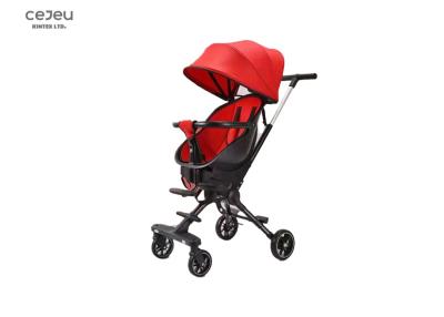 China Pu-de Kinderwagen Intrekbare Luifel van de Wielbaby voor het Rood van Babypeuters Te koop