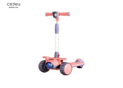 China Flashing PU 3 Wheels Scooters For Kids Children 3 - 8 Years Boys Girls for sale