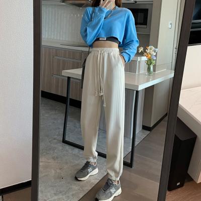 China Women's Anti-pilling Corduroy Street Sweatpants High Waist Loose Casual Pants 2021 Autumn And Winter Casual Pants for sale