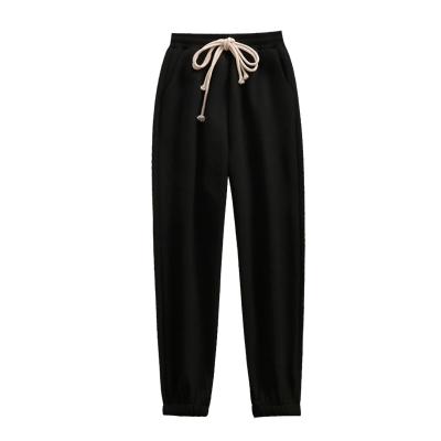 China 2021 high quality women's casual anti-pilling Korean corduroy pants trousers for sale