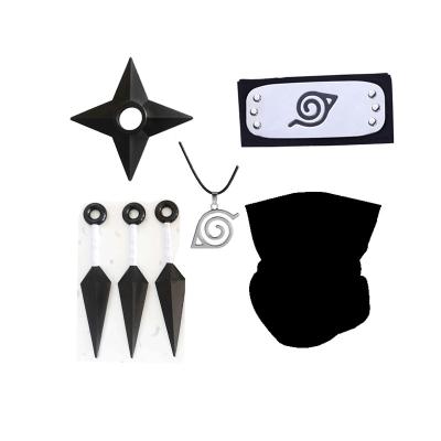 China Red Japanese Anime Cosplay Kunai Akatsuki Uchiha Itachi Minato Minato Cloud NINJA Japanese Kakashi Hatake Mask Halloween Comic Cosplay With Headband for sale