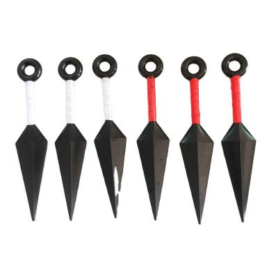 China Kids Toy Hot Anime Cosplay Kakashi Akatsuki Uchiha Itachi Cosplay Kakashi Akatsuki Uchiha Itachi Hot Plastic Konoha Ninja Cartoon Kunai Throwing Knives Darts Props Weapon 26CM for sale