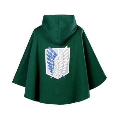 China Japanese Cosplay cartoon cowl attack on titan shingeki no green clothes anime eren cloak cloak watch cosplay kyojin legion costume cosplay for sale