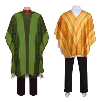 China Breathable Halloween Carnival Costume Birthday Gift Party Cartoon Character Encanto Madrigal Bruno Cosplay Cloak Sets for sale