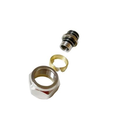 China Modern Compression Pex Manifold Adapter Connectors , Radiant Heat Manifold Compression Fittings for sale