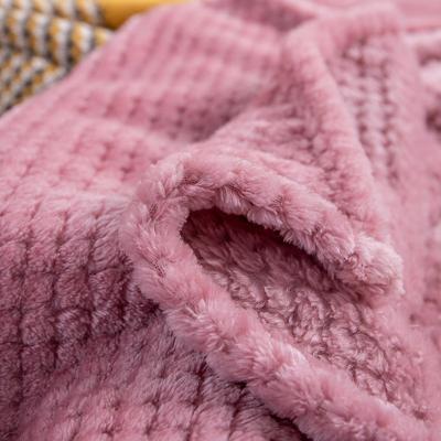 China Wholesale Luxury Solid Sherpa Throw Anti-Static Fleece Blanket For High Quality Soft Sofa Bed Flannel Christmas Warm Cozy Winter Polyester for sale