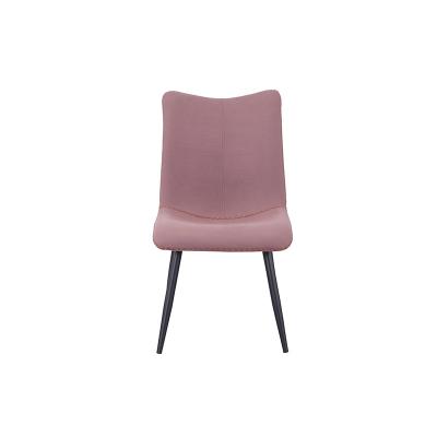 China Good Quality Modern Dining Room Furniture Contemporary Dining Chairs Fabric Restaurant Chair Legs Hotel Black Sanding Chairs for sale