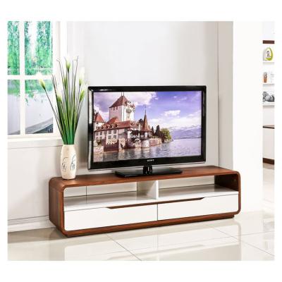 China Modern Light Brown Tv Unit White Stand And Antique Console Table for sale