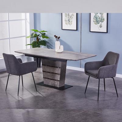 China Hot Sale Dining Room Furniture Modern Extendable Dining Sets Wooden Extendable Dining Table Restaurant Table for sale