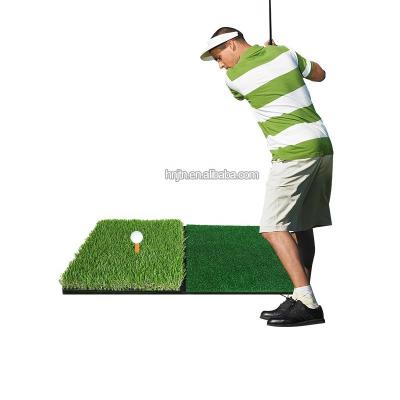 China Anti-Slip Foldable 2 in 1 Lightweight Indoor Motor Simulator Mini Golf Outdoor Putting Mat Golf Batting Mat for sale