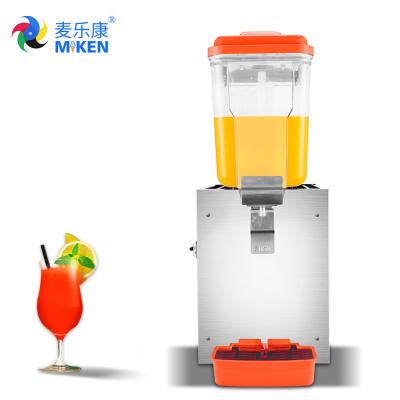 China MK-JD116S Miken commercial single tank stainless steel cool spray  juice dispenser prices for sale with CE certificate for sale