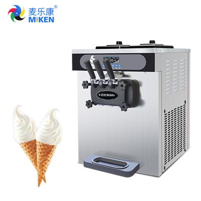 China 220V/50Hz/60Hz Soft Ice Cream Maker Commercial Catering With Overnight Function And Airpump for sale