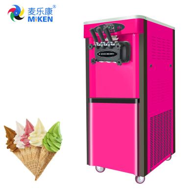 China Floor Stand Soft Ice Cream Maker 2+1 Mix Flover 110V/220V/380V, 50HZ/60HZ Voltage for sale