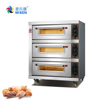 China MK-3-3D Commercial Microwave Automatic High Quality Time Warm Interior Timer Stainless Steel Electric Pizza Bakery Oven For Sale for sale