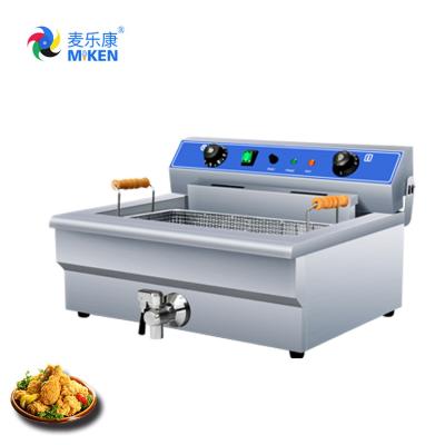 China One Basket Electric Deep Fryer Machine For Food & Beverage Factory, Restaurant, Home Use for sale