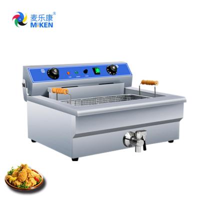 China CB, CE Certification Electric Deep Fryer Machine Stainless Steel 5KW 220V-240V 590*540*360mm for sale