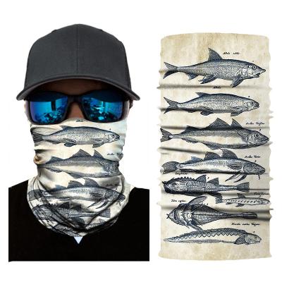 China Ootdoor Multifunctional Multifunctional Magic Sports Scarf Tube Neck Fashing Protection UV Face Mask Cycling Increasing Ocean Bandana Headband Fishing for sale