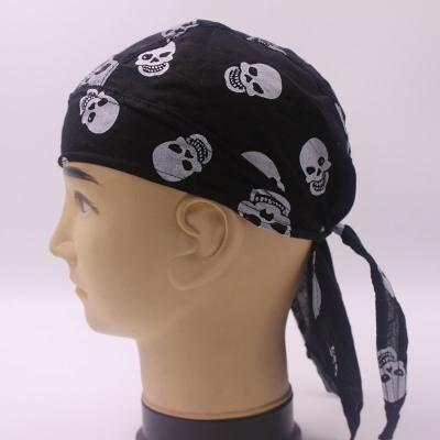 China breathable & Skull Waterproof Bone Hat Summer Cycling Senior Men Running Riding Hood Headband Ciclismo Pirate Hat Cosplay Hip Hop Bandana Headscarf Hats for sale