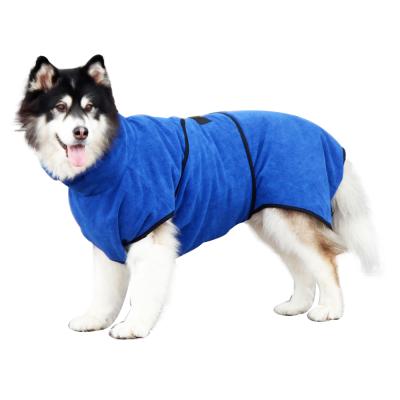 China Super Absorbent Luxuriously Soft Quick Dry Cat Bath Robe Dog Bag Viable Dry Fast Microfiber Dog Drying Coat Bathrobe Towel for sale