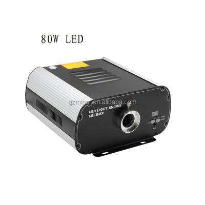 China 2016 New 80W Aluminum LED Fiber Optic Light Block With DMX512 Control for sale