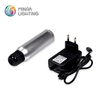 China Aluminum Alloy China Mini Single Color Led Fiber Optic Illuminator Small Decorative Light for sale