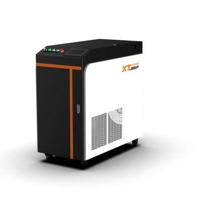 China Stainless Steel XTLASER 1500w Continuous Fiber Laser Cleaning Machine With Raycus Laser Source for sale