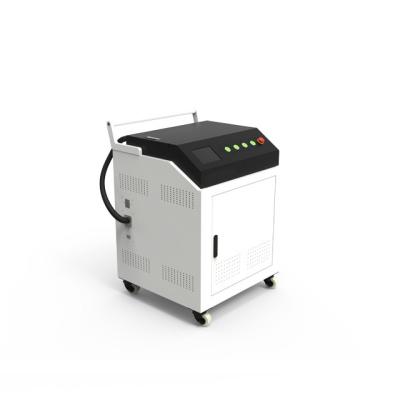 China Exterior Paint Cleaning Handheld Laser Rust Removal 1000W 1500W 2000W Continuous Fiber Laser Cleaning Machine for sale