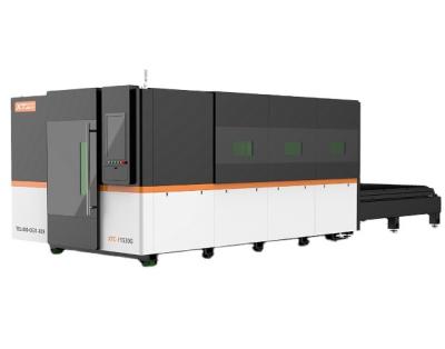 China Full-enclosed 10KW fiber laser cutting machine for high power 10000W fiber laser cutting stainless steel for sale