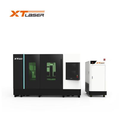 China 2000w 2kw 1kw water cooled fiber laser cutting machine for sale with IPG/Raycus laser source for sale