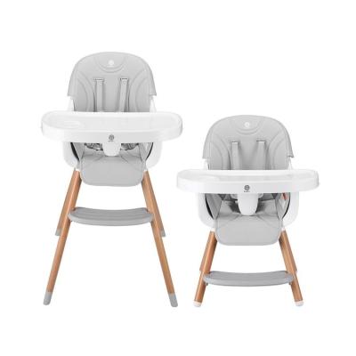 China Safety Comfortable Baby Dining Chair High Quality Wooden Baby Feeding Chair Wooden Umpire Chair 3 in 1 Children's Restaurant Dining Chair for sale